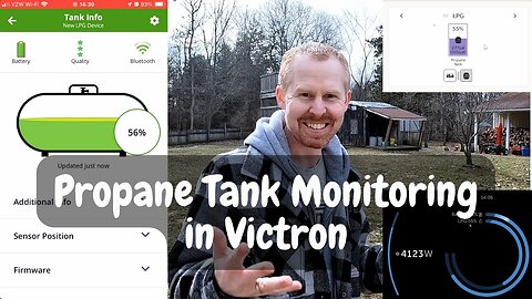 Setting up the Mopeka Pro+ Propane Monitor and Adding to Victron