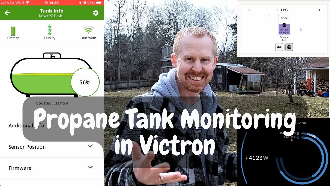 Setting up the Mopeka Pro+ Propane Monitor and Adding to Victron