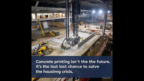 3D Concrete Printing Robots