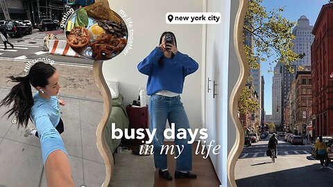 busy days in my life in nyc