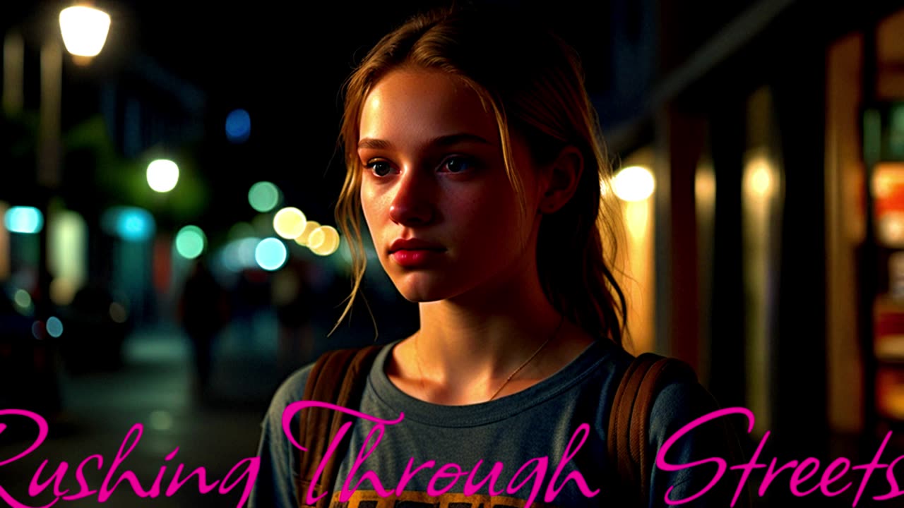 Electronic Music. Song Rushing Through the Stree.