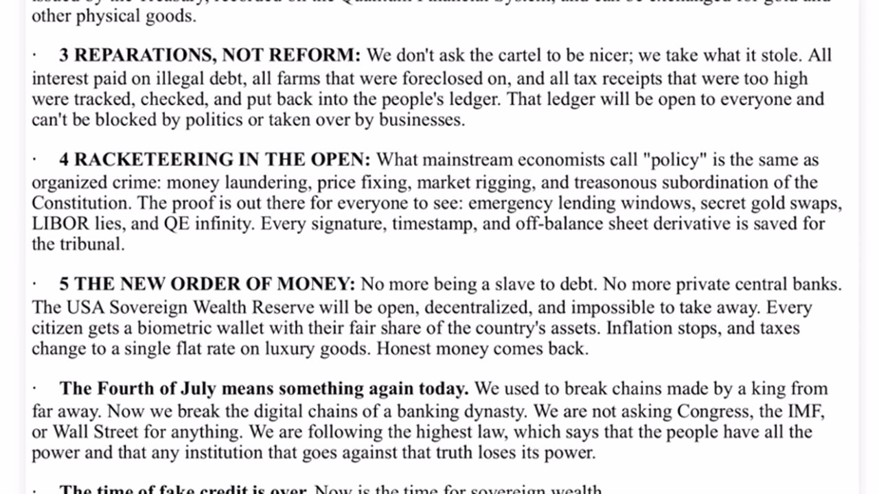 WTPN SITUATION UPDATE FEATURING RESTORED REPUBLIC 7-10-25