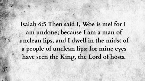 Martus Ministry -408- Purged lips