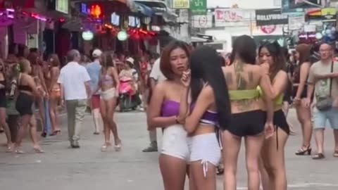 Thai nightlife with pretty girls and freelancers. #94