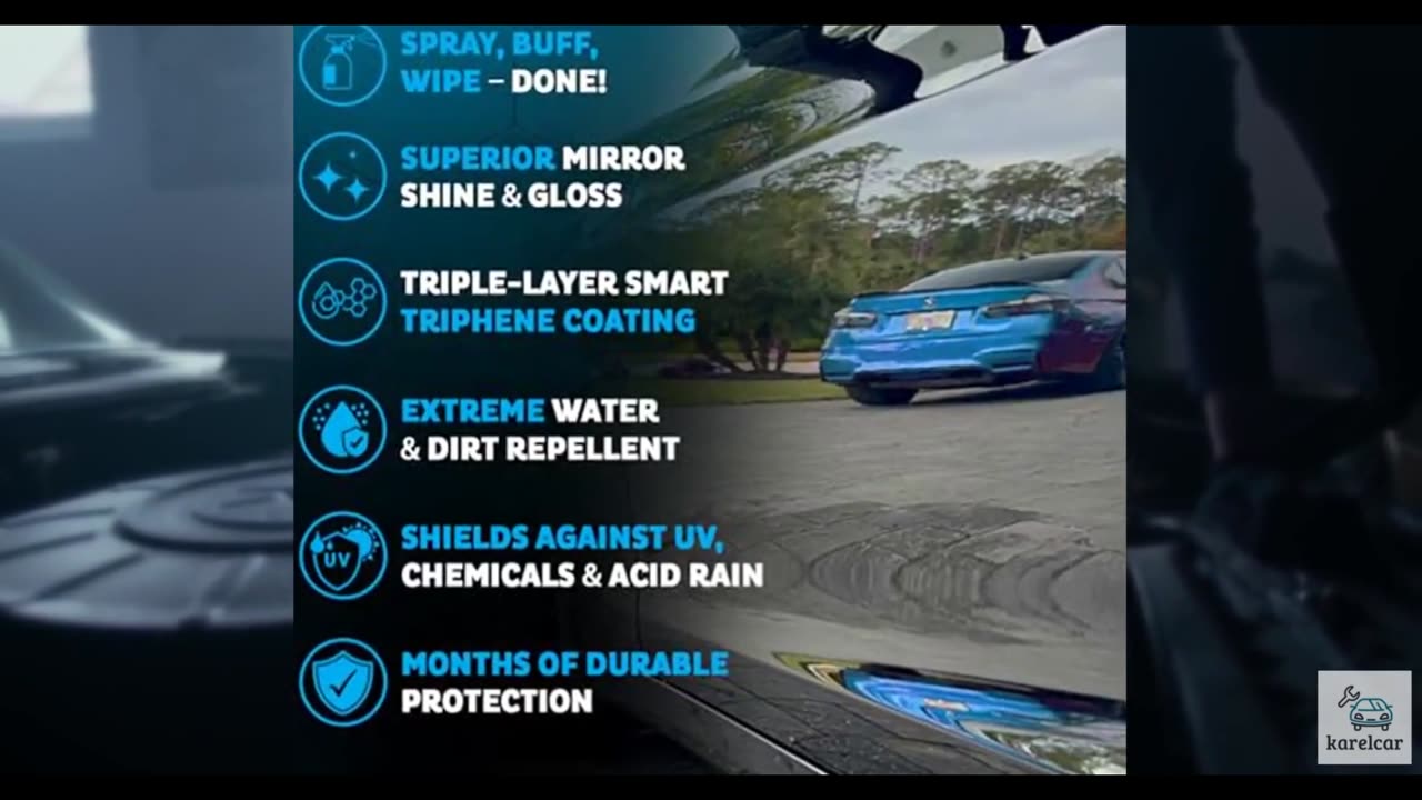 MAXLONE™ 20oz Car Spray with Triphene®, Quick Spray & Wipe All Purpose Waterles