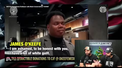 Black Professor RUNS AWAY IN FEAR after GETTING CAUGHT IN Anti-White RACIST Rant!
