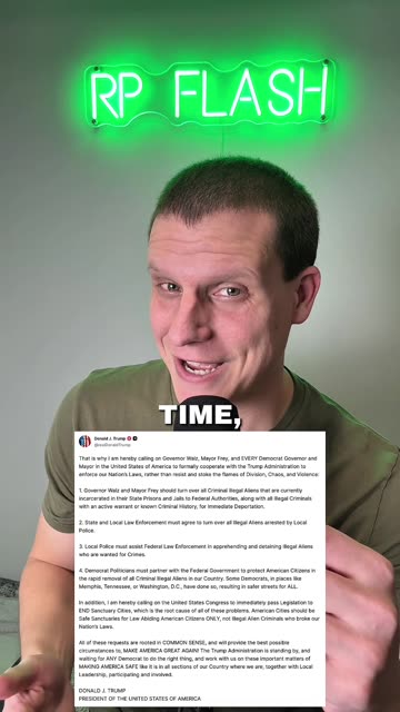 Is President Trump documenting who is refusing to stop chaos in places like Minneapolis, Minnesota?