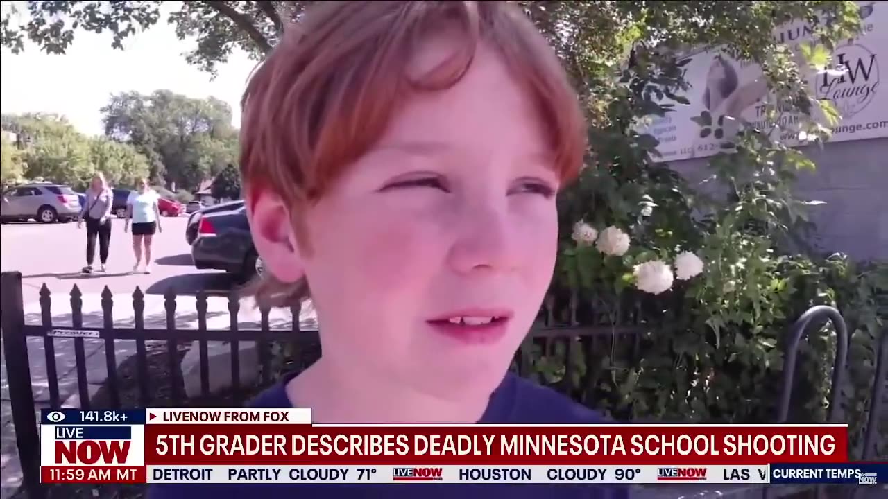 Fifth grader said his friend shielded him during the shooting and took the hit