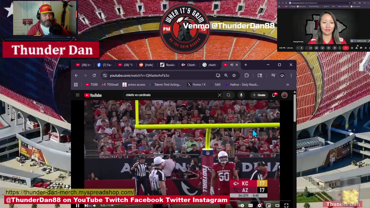 Thunder and Huong updates, preseason and NFL...music?