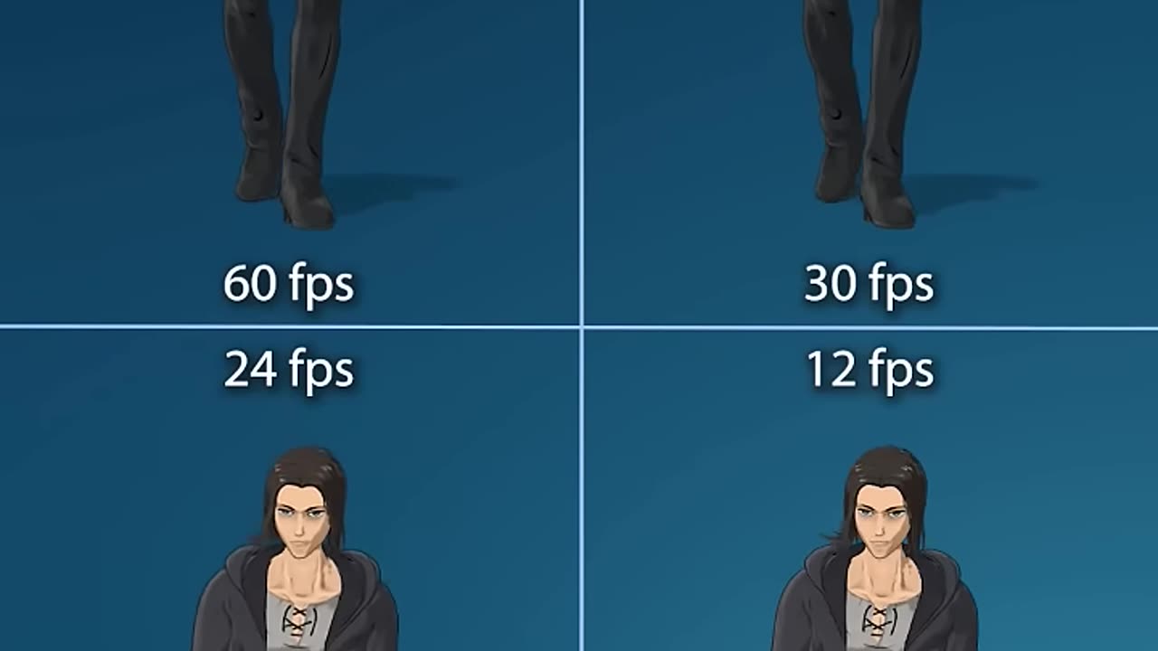 fps comparison, can you notice the difference? #60fps #animation #attackontitan #shingekinokyojin