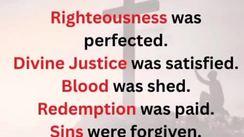 ➕ Our Salvation was (is) secured, thank You JESUS!!🙌