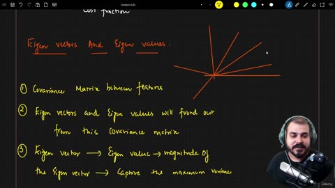 37.4 PCA Maths Intuition 01 Krish Naik ML
