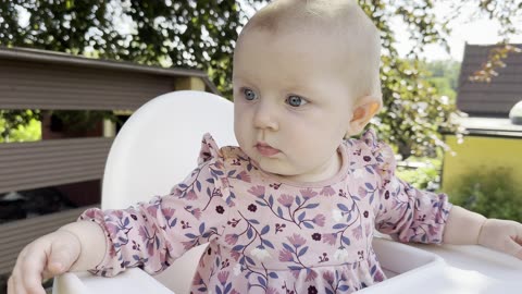 Sunny Afternoon with Baby Kayla – Sister Talks Barbies, Brother Joins In