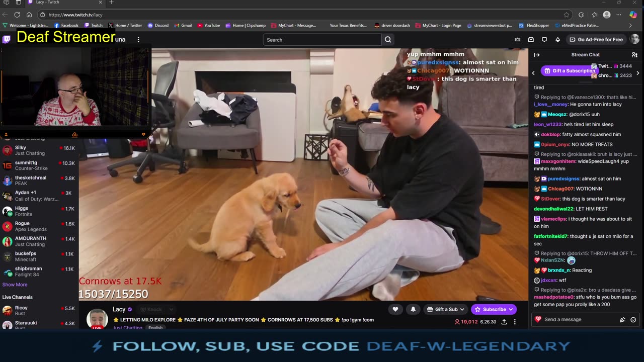 Deaf Streamer, join us chat