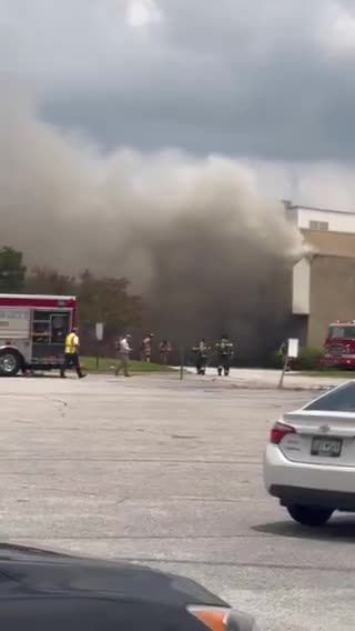 Flames and smoke have been observed at Haywood Mall located in Greenville, South Carolina.