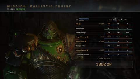 Space Marine 2 Sniper with stalker rifle & inferno pistol