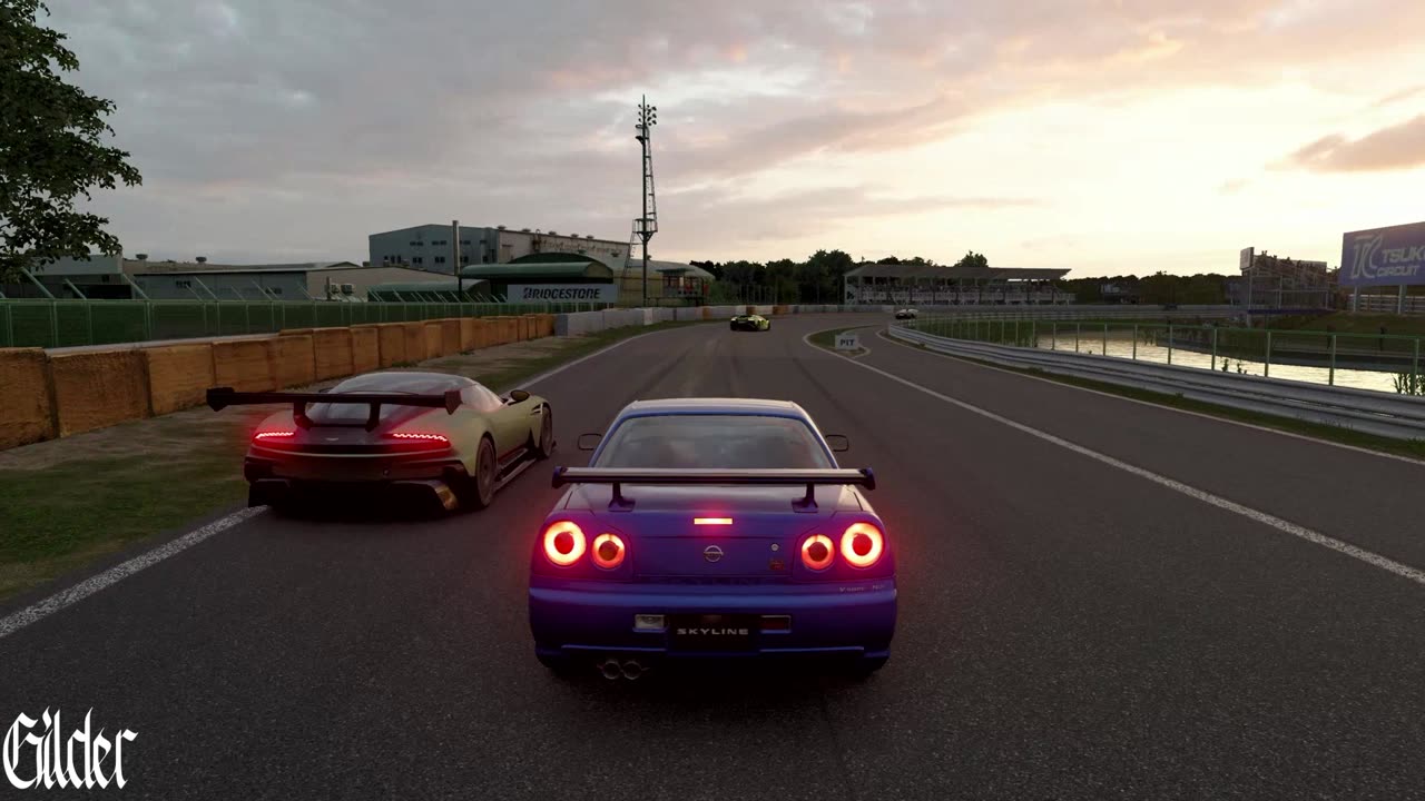 02 Skyline GT-R R34 at Tsukuba Circuit