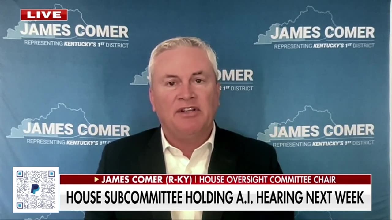Rep James Comer: AI Can Get Rid of Govt Fraud and Waste