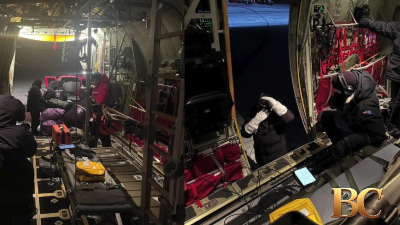 3 people rescued from U.S. Antarctica base in high-risk operation