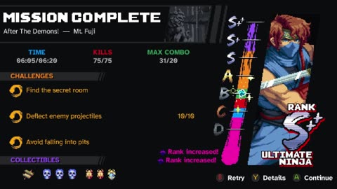Ninja Gaiden: Ragebound - 1-3 After the Demons! (Hard Mode, S++ Rank)
