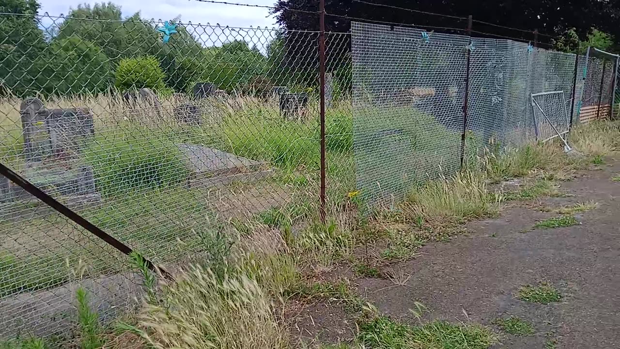 Today fencing panels belonging to a man named frills were taken