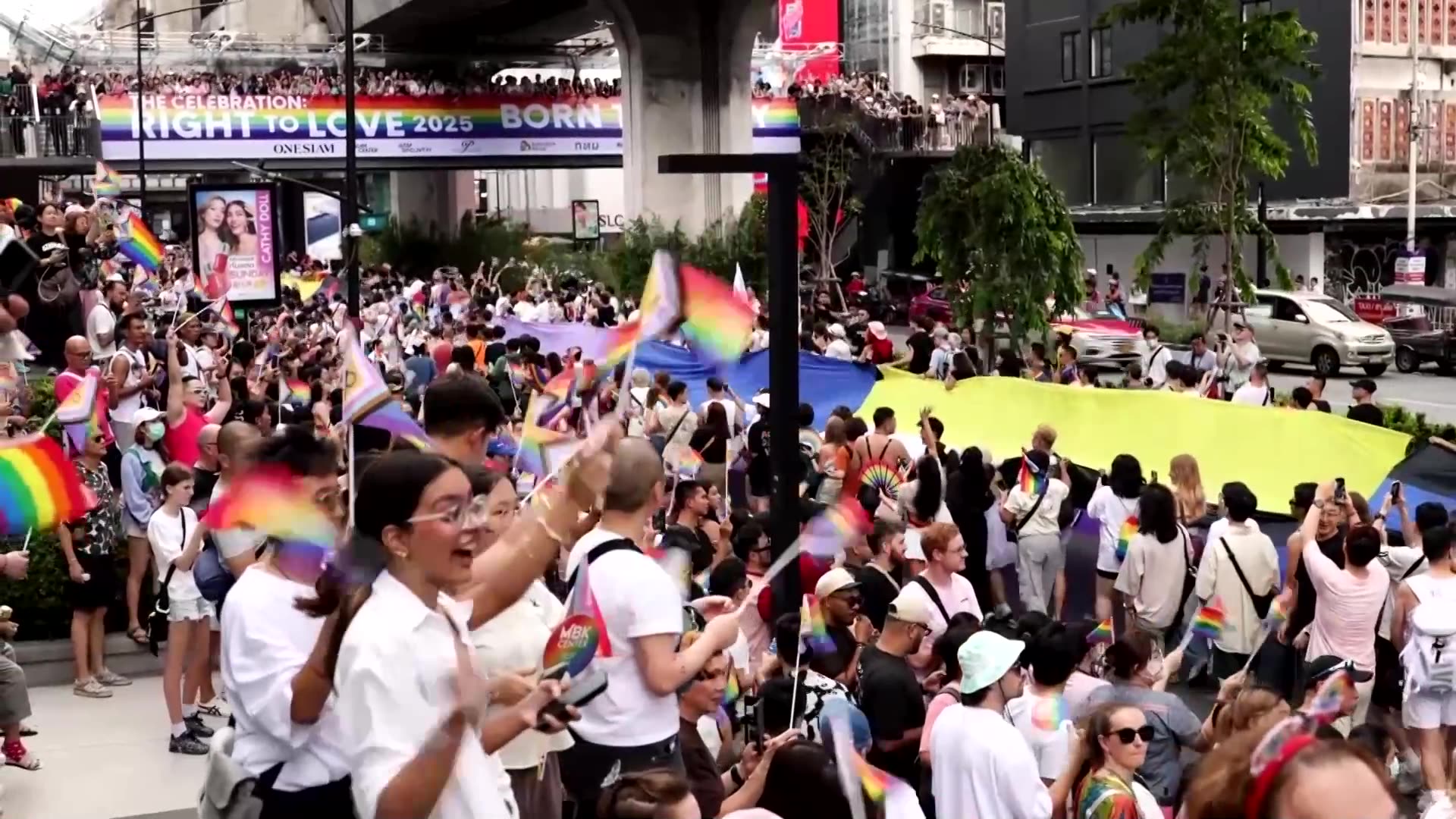 Bangkok streets awash with rainbows at Pride parade