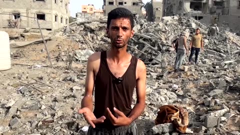 Heavy strikes in Gaza as Israeli envoy meets with Trump
