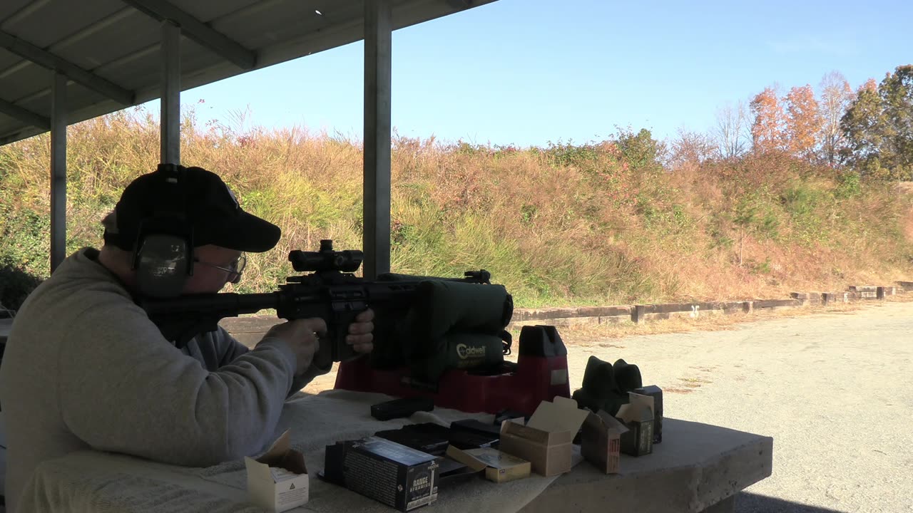 Anderson AM-15 rifle 55 grain ammo accuracy test