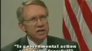 Former Senator and Lawyer Harry Reid confirming income tax is "Voluntary"