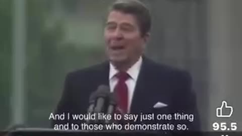 A MESSAGE TO MILLENNIALS FROM RONALD REAGAN