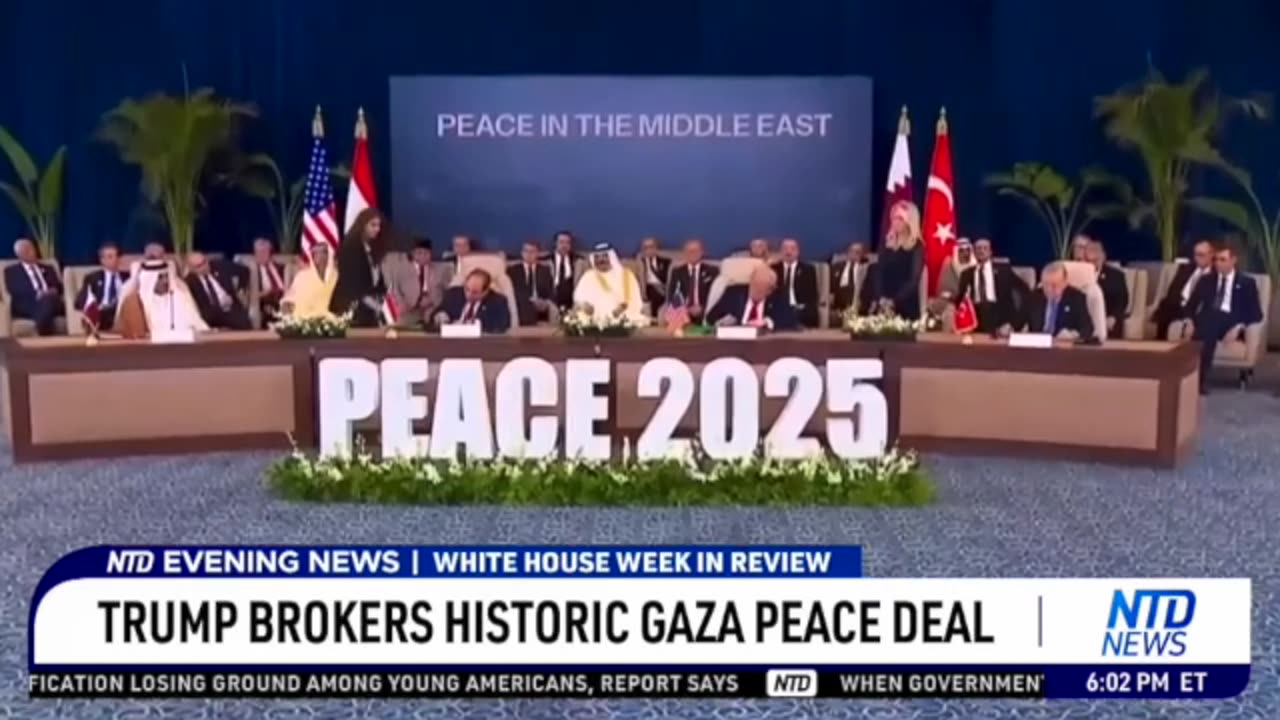 US President Trump Brokers Historic Gaza Peace Deal