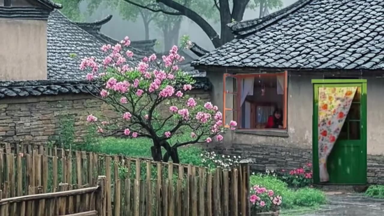 "A Garden of Dreams: Where Nature Meets Serenity 🌹🏡"