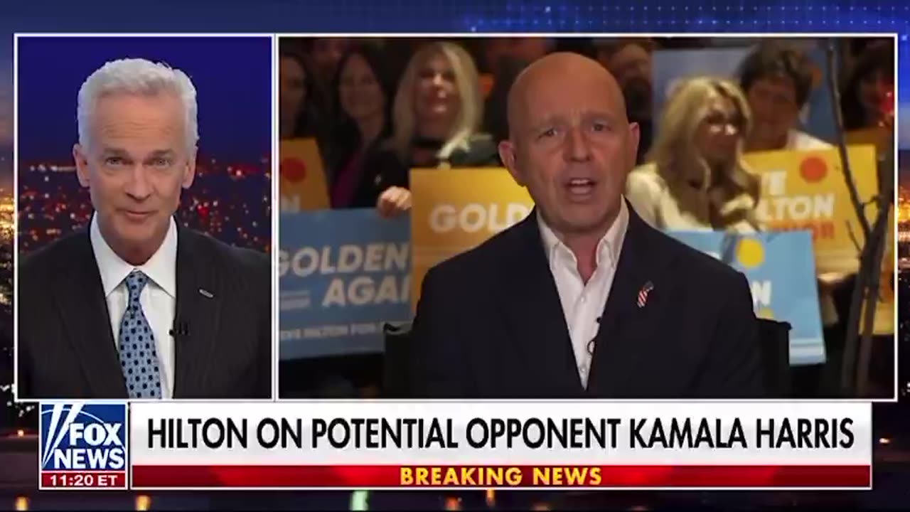 Former Fox News host Steve Hilton says he plans to “make California golden again”