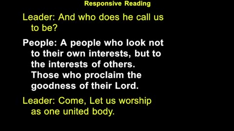 Worship Service 7/6/2025