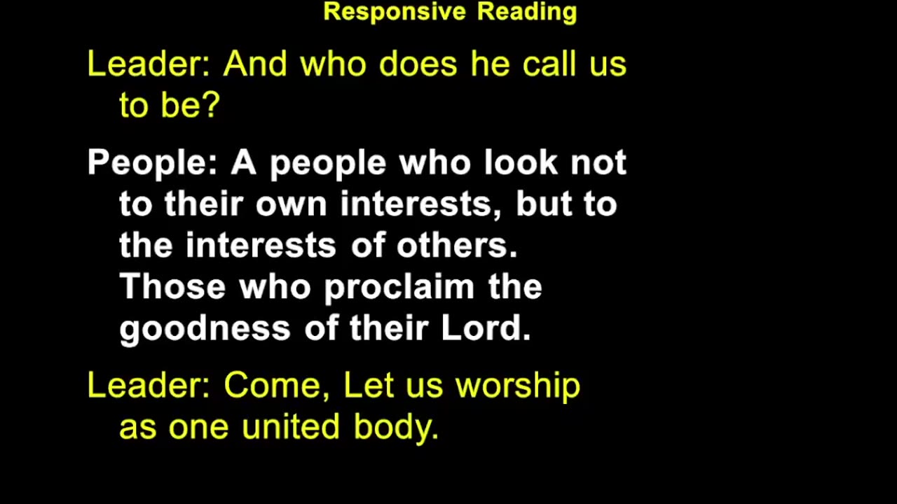 Worship Service 7/6/2025