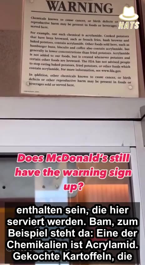 McDonalds now admits that the food served there is toxic