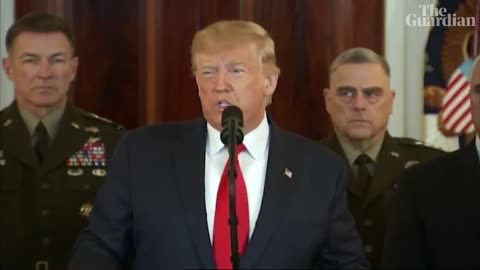 'We eliminated the world's top terrorist,' Trump says as he imposes fresh sanctions on Iran