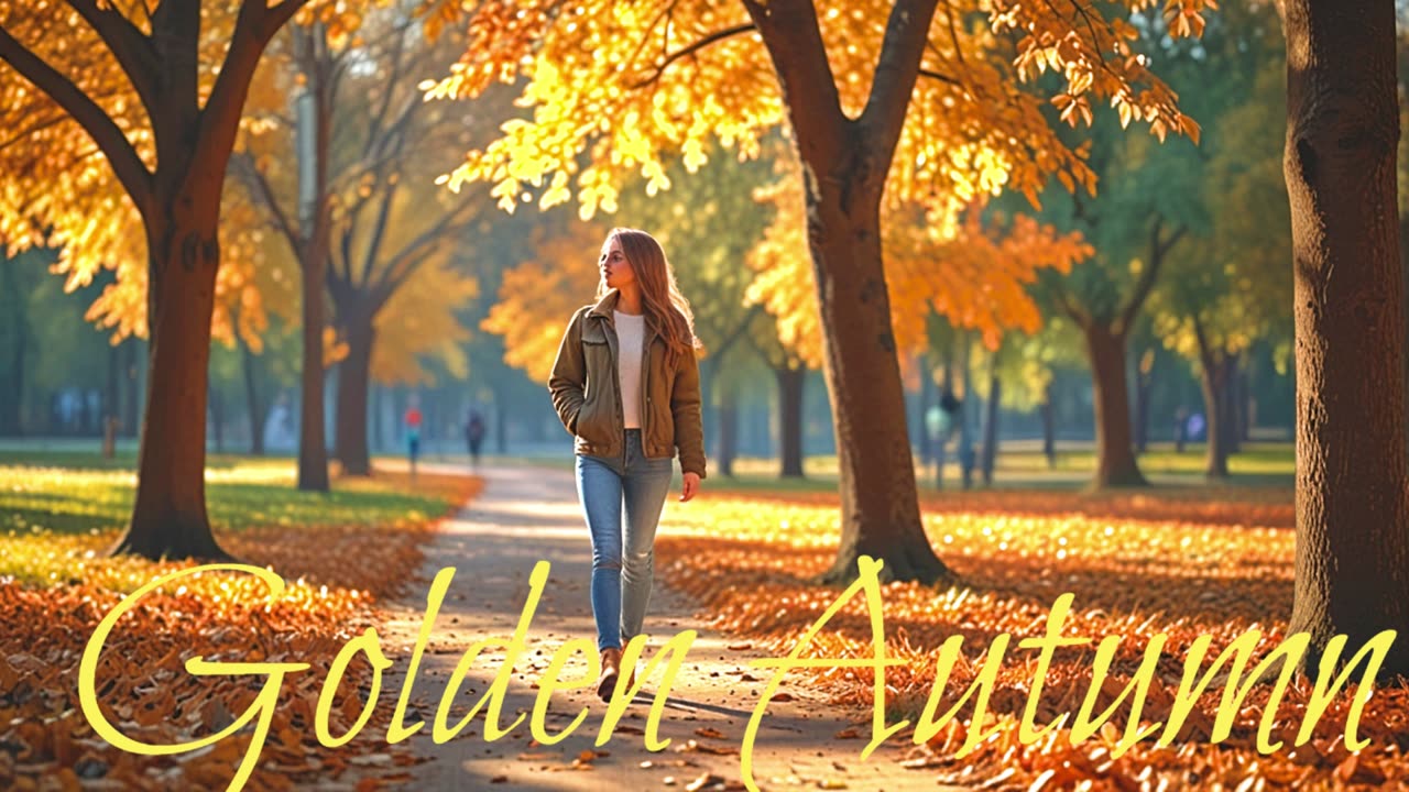 Electronic Music. Song Golden Autumn.