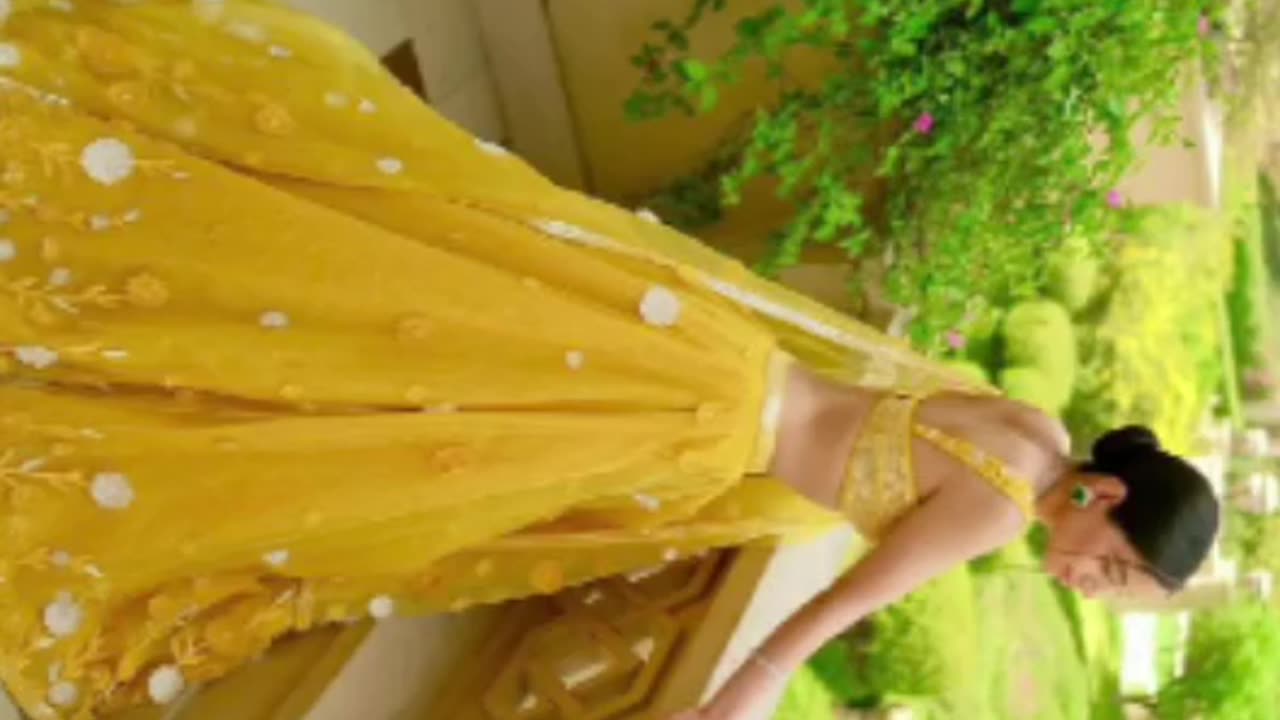 Yellow lehngas
