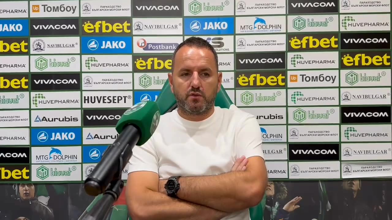 Јетон Беќири прес-конференција по мечот Лудогорец - Шкендија