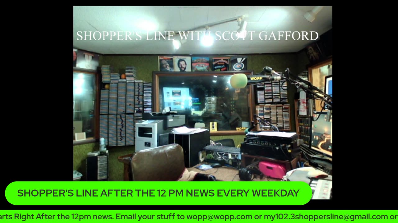 MY102.3FM SHOPPER'S LINE WITH SCOTT GAFFORD