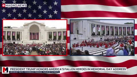 President Trump Honors America's Fallen Heroes with Moving Memorial Day Speech [LIVE]