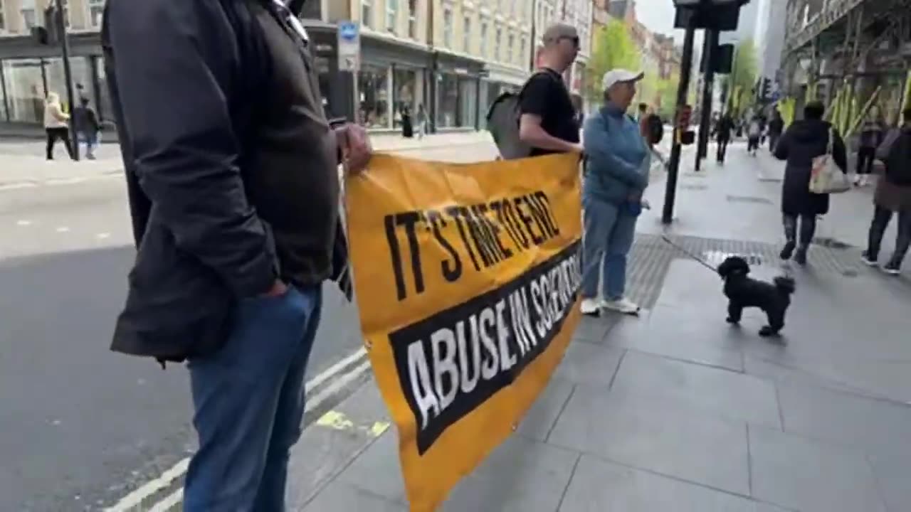Protesting Scientology in London!