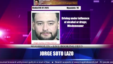 Mugshot TV - Live Arrest Booking Video Stream