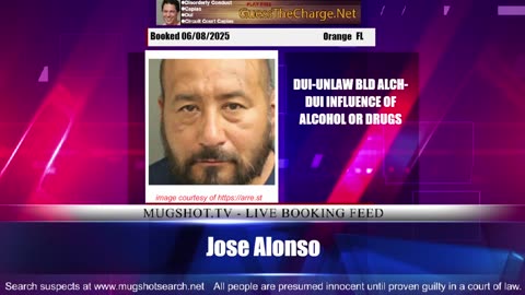 Mugshot TV - Live Arrest Booking Video Stream