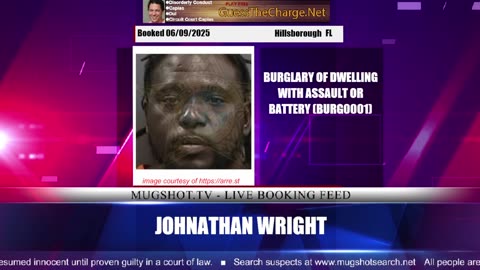 Mugshot TV - Live Arrest Booking Video Stream