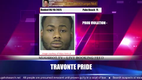 Mugshot TV - Live Arrest Booking Video Stream