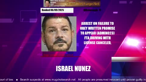 Mugshot TV - Live Arrest Booking Video Stream