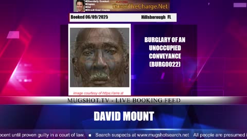 Mugshot TV - Live Arrest Booking Video Stream