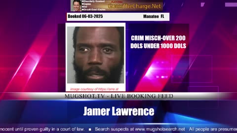 Mugshot TV - Live Arrest Booking Video Stream